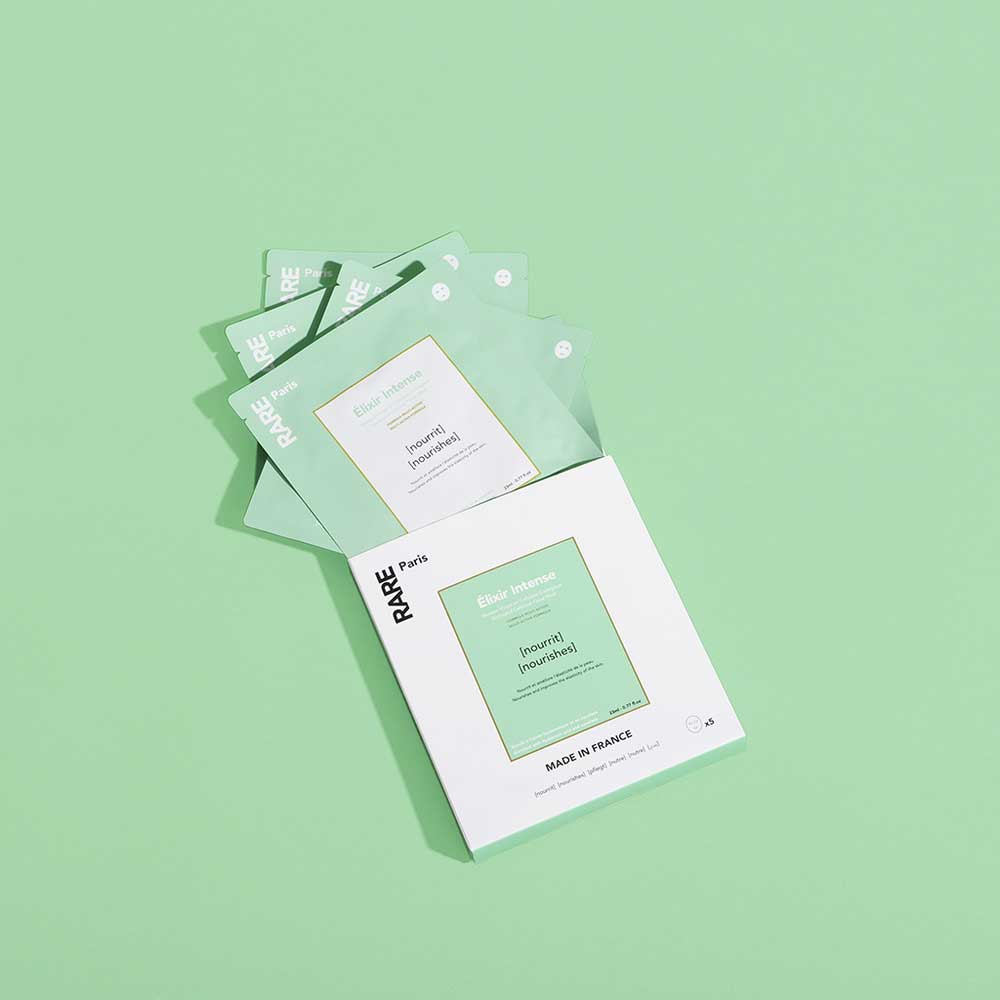 5 x Masques Acide Hyaluronique et Squalane Elixir Intense-Browlab