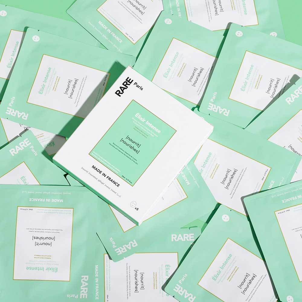 5 x Masques Acide Hyaluronique et Squalane Elixir Intense-Browlab