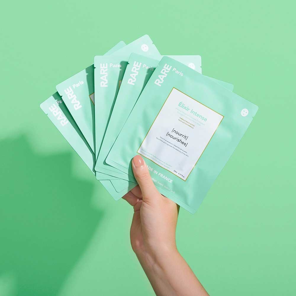 5 x Masques Acide Hyaluronique et Squalane Elixir Intense-Browlab