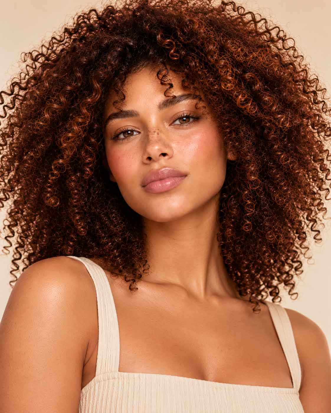 Portrait beauté en gros plan sur le regard
